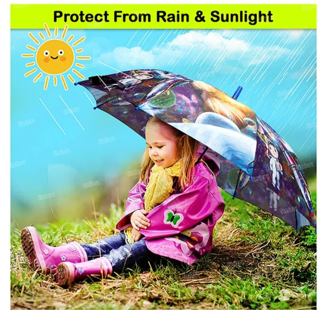 Generic Children's Umbrella Boys Girls Cartoon - image 5