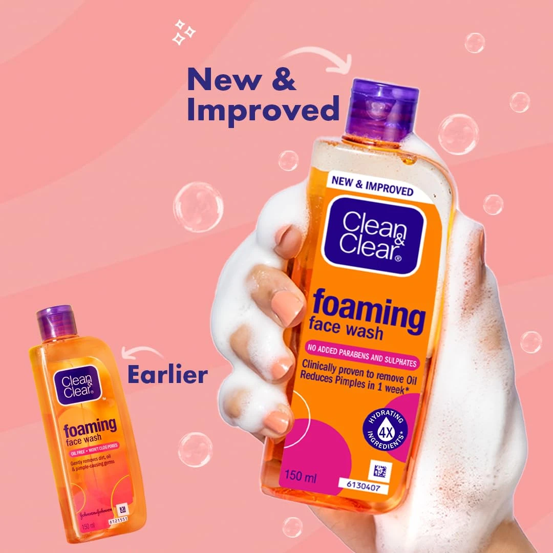 Clean & Clear Foaming Face Wash 100ml For Oily Skin - image 3