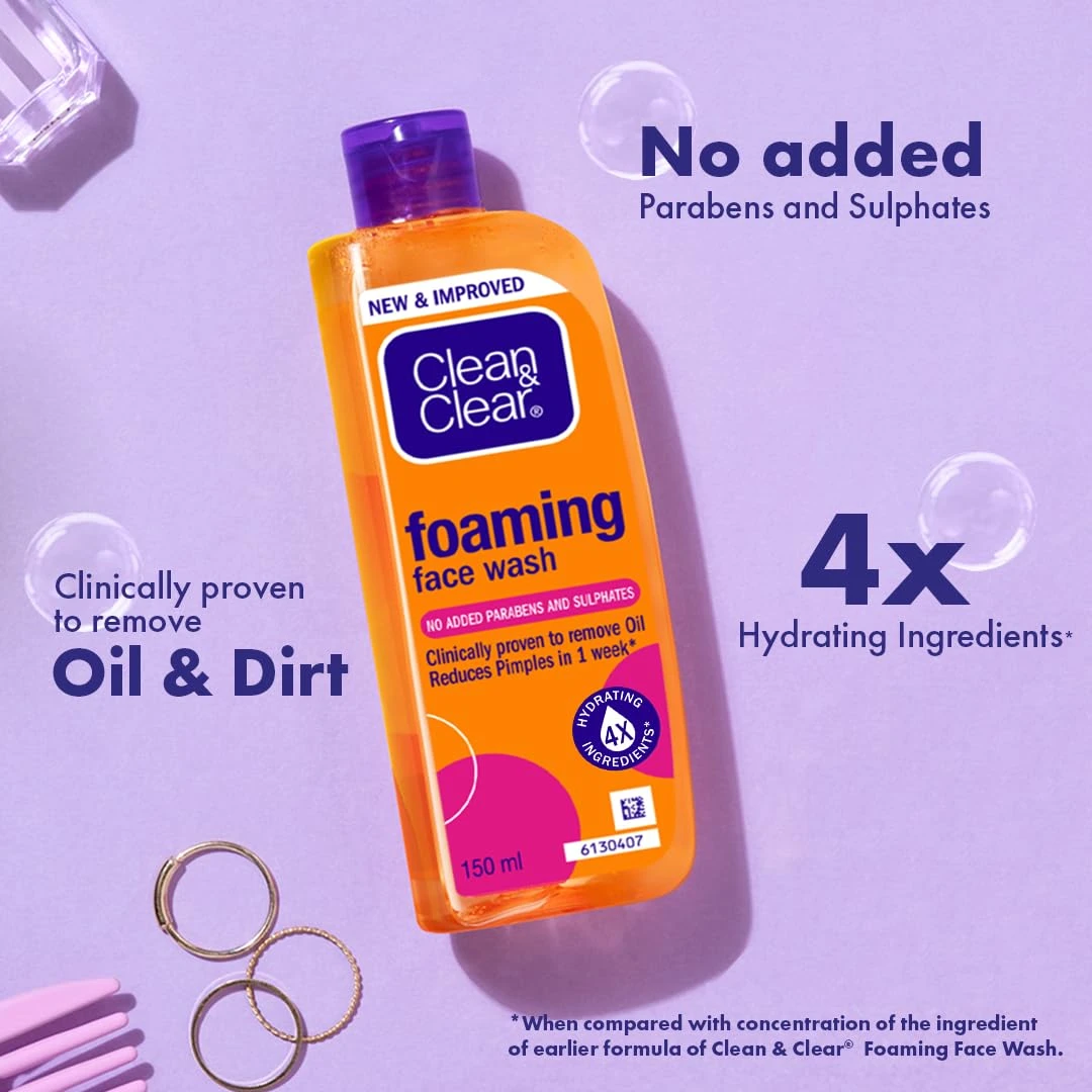 Clean & Clear Foaming Face Wash 100ml For Oily Skin - image 4