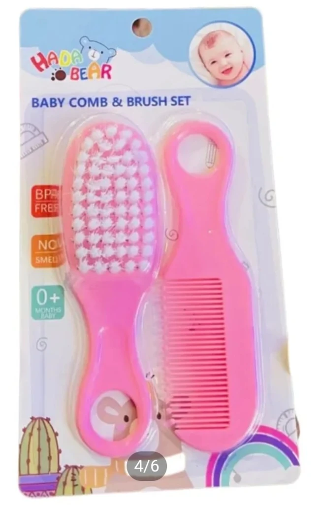 Generic Baby Comb & Brush Set - image 2