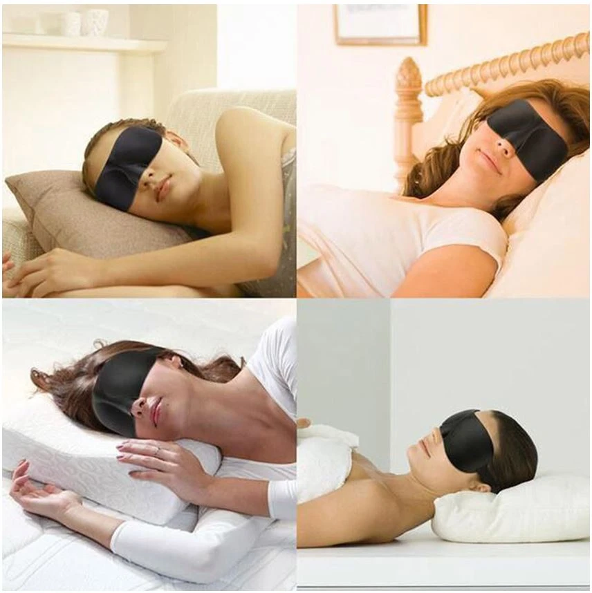Generic 3D Sleep Eye Mask Soft Travel Rest Aid - image 6