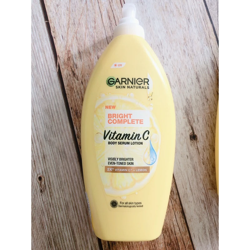 Garnier Bright Complete Body Serum Lotion VitaminC UV Protection - image 2