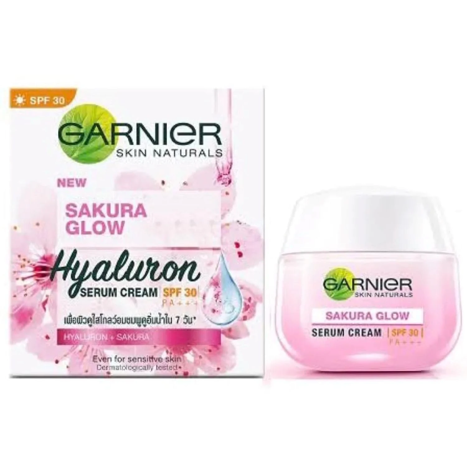 Garnier Sakura Glow Hyaluron Serum Cream 50ml - image 3
