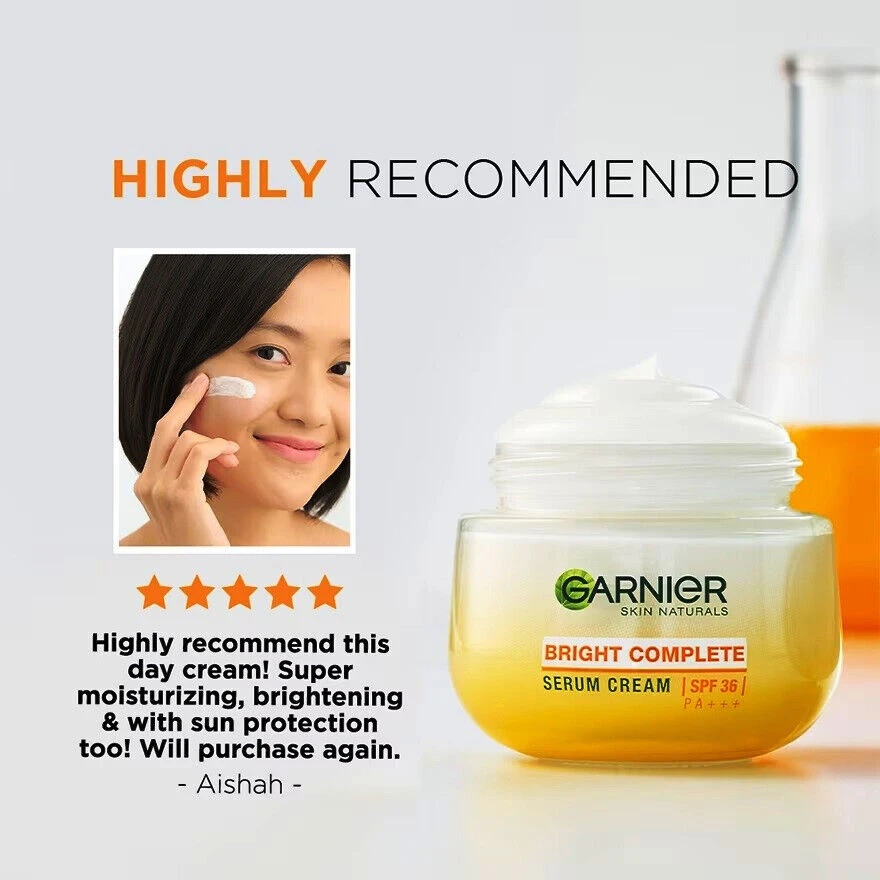 Garnier Bright Complete Vitamin C Serum Day Cream 50ml - image 6