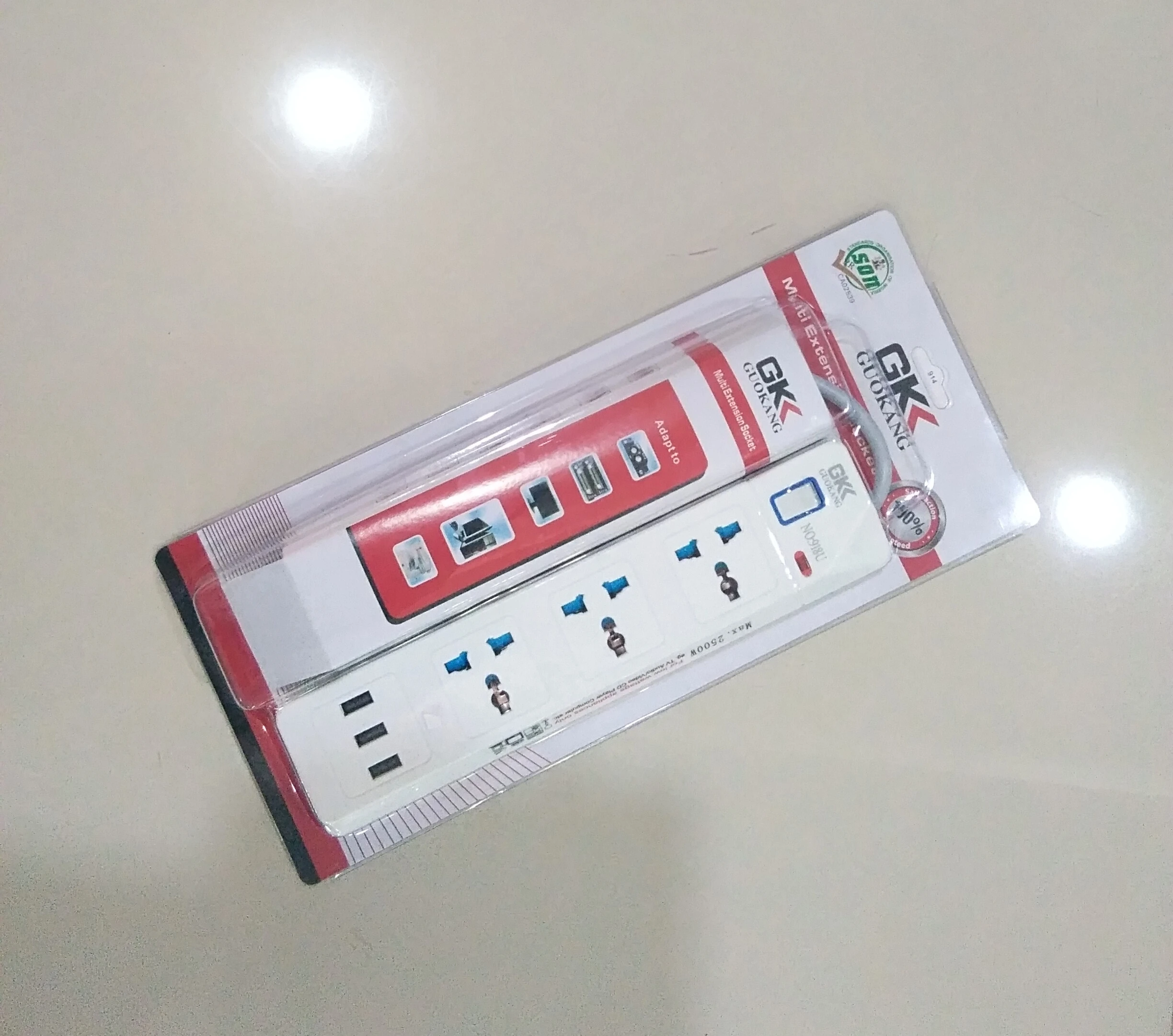 GK Multi Extension Socket with Overcurrent Protection