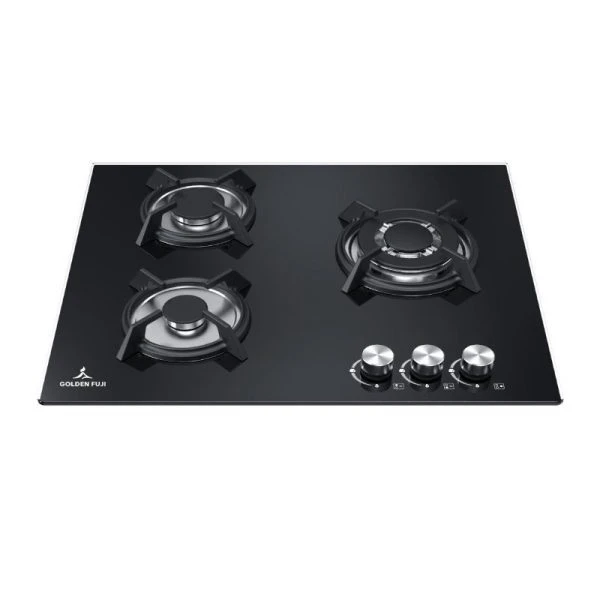 Golden Fuji MGBG-603 3 Burner Glass Hob