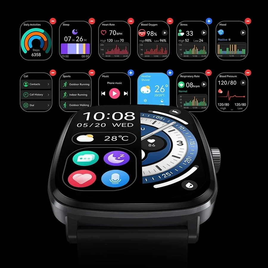 Haylou RS5 Smartwatch AMOLED Bluetooth Calling - image 3
