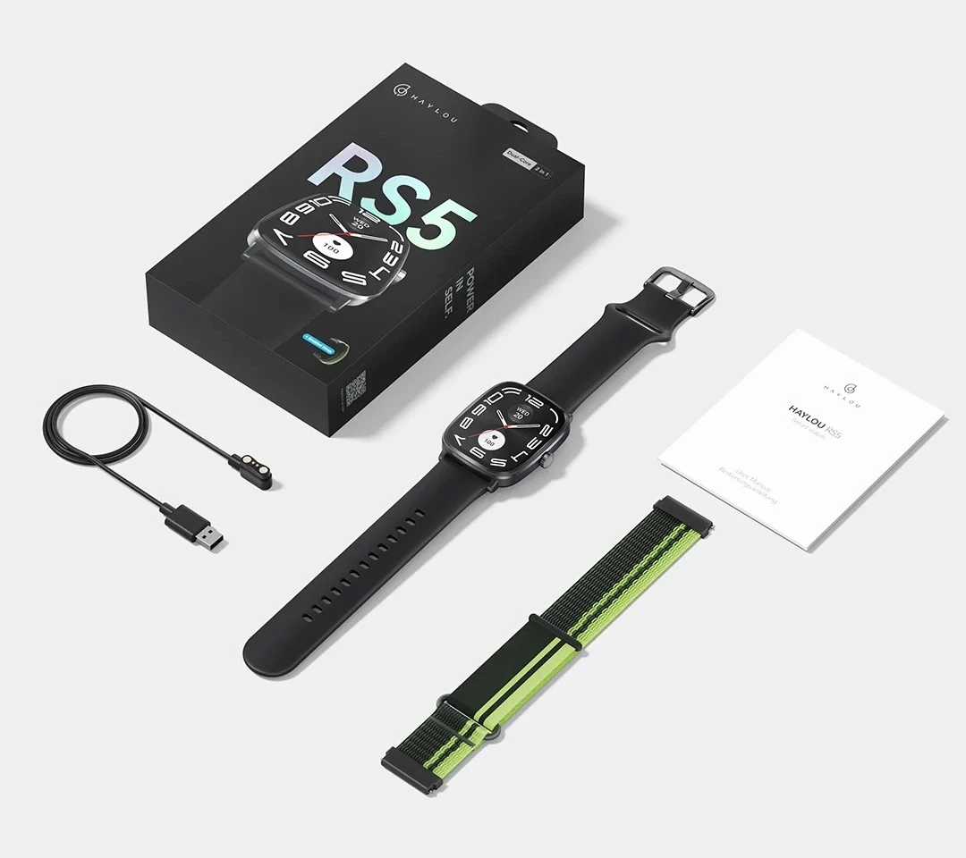 Haylou RS5 Smartwatch AMOLED Bluetooth Calling - image 4