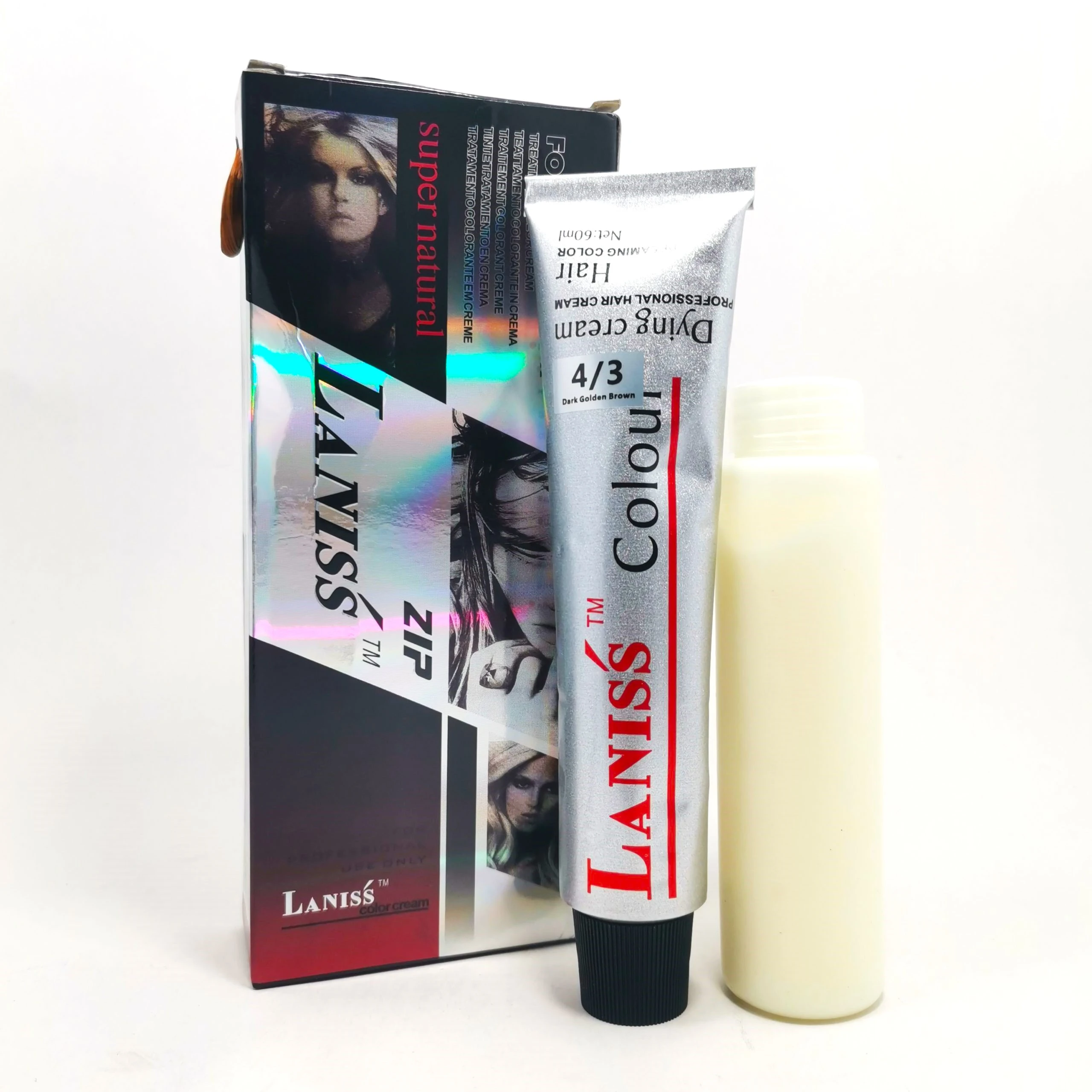 Laniss 8/3 Light Golden Hair Color Cream 60ml - image 2