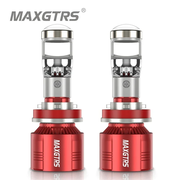MAXGTRS Projector Lens Car Headlight Bulbs 90W 24000LM 6000K - image 2