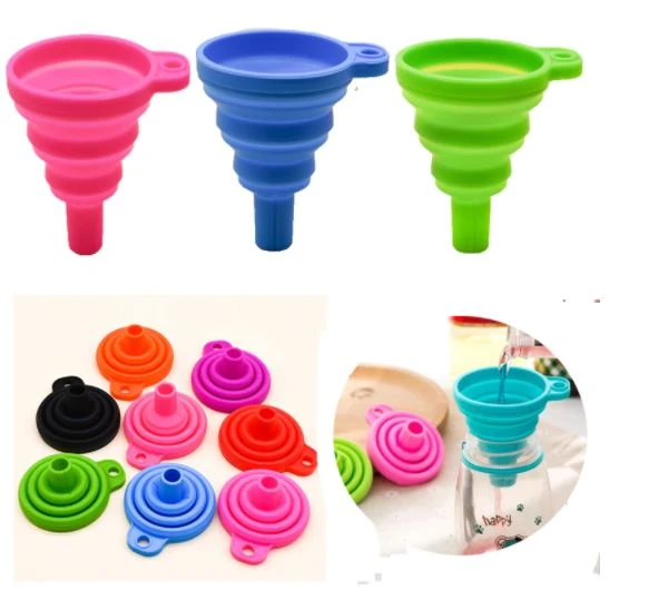 Generic Mini Foldable Silicone Funnel - image 1