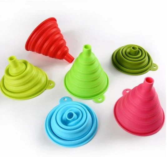 Generic Mini Foldable Silicone Funnel - image 2
