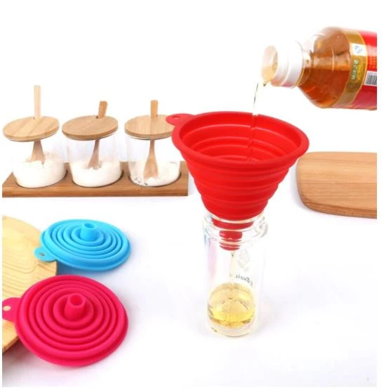 Generic Mini Foldable Silicone Funnel - image 5