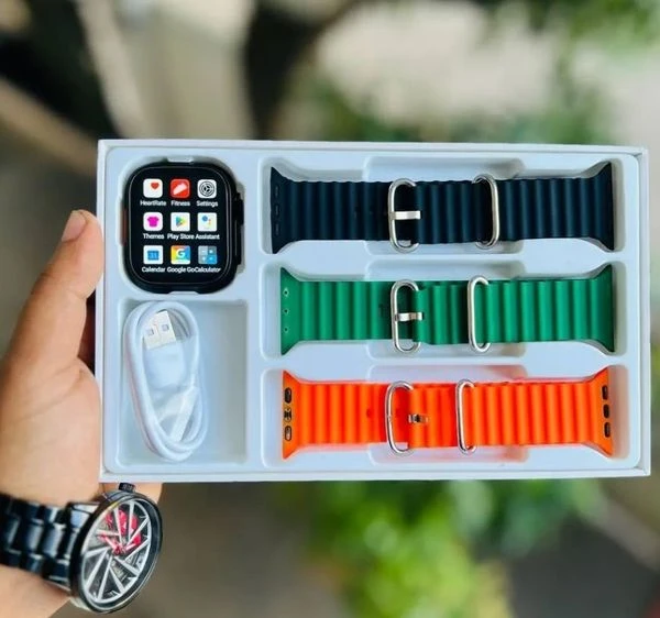 Modio Android Smart Watch Sim Insert 4+64GB FREE 3 Strap