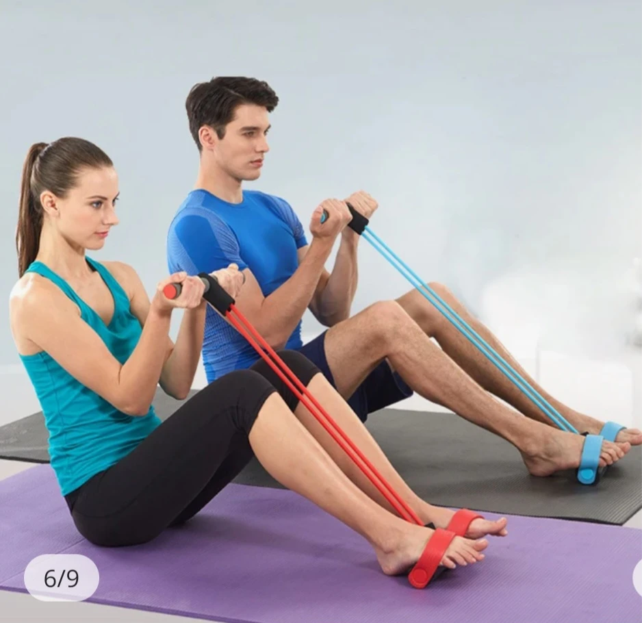 Generic Sit-up Pedal Tensioner Four-tube