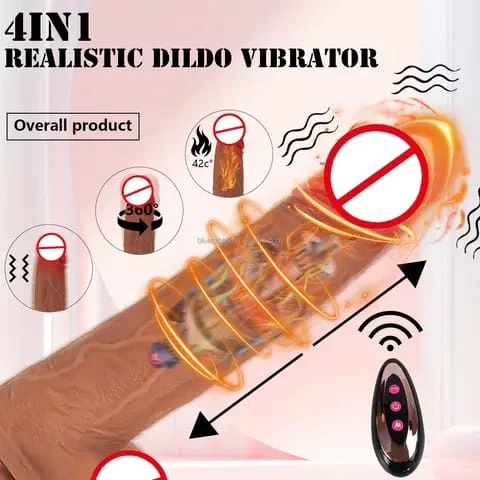 Generic Dildo Vibrator Remote Control Thrusting Heating - image 4