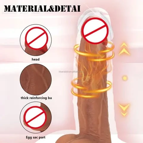Generic Dildo Vibrator Remote Control Thrusting Heating - image 2