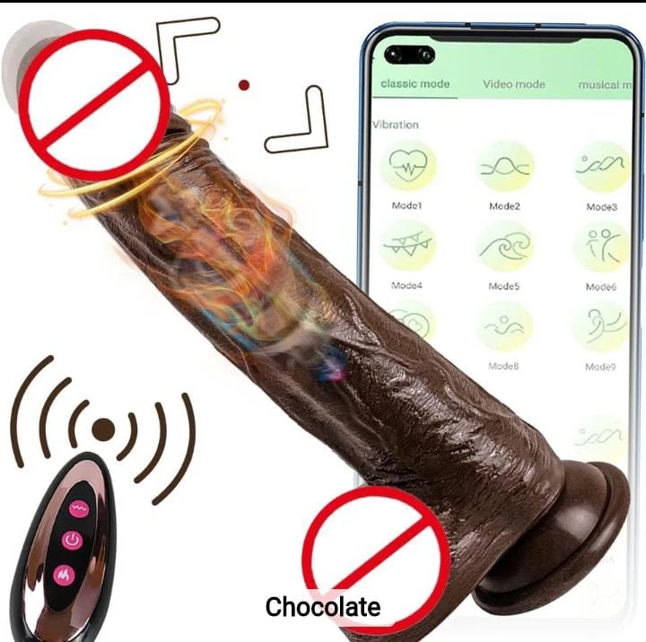 Generic Dildo Vibrator Remote Control Thrusting Heating - image 5