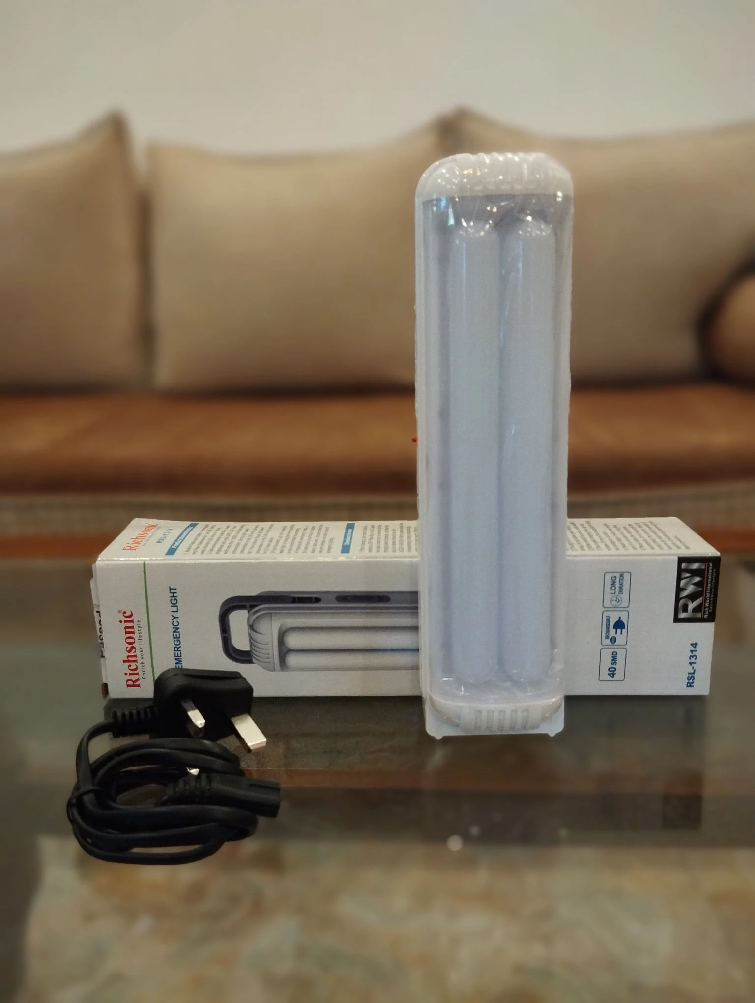 Richsonic Emergency  Rechargeable  Light RSL 1314 - image 2