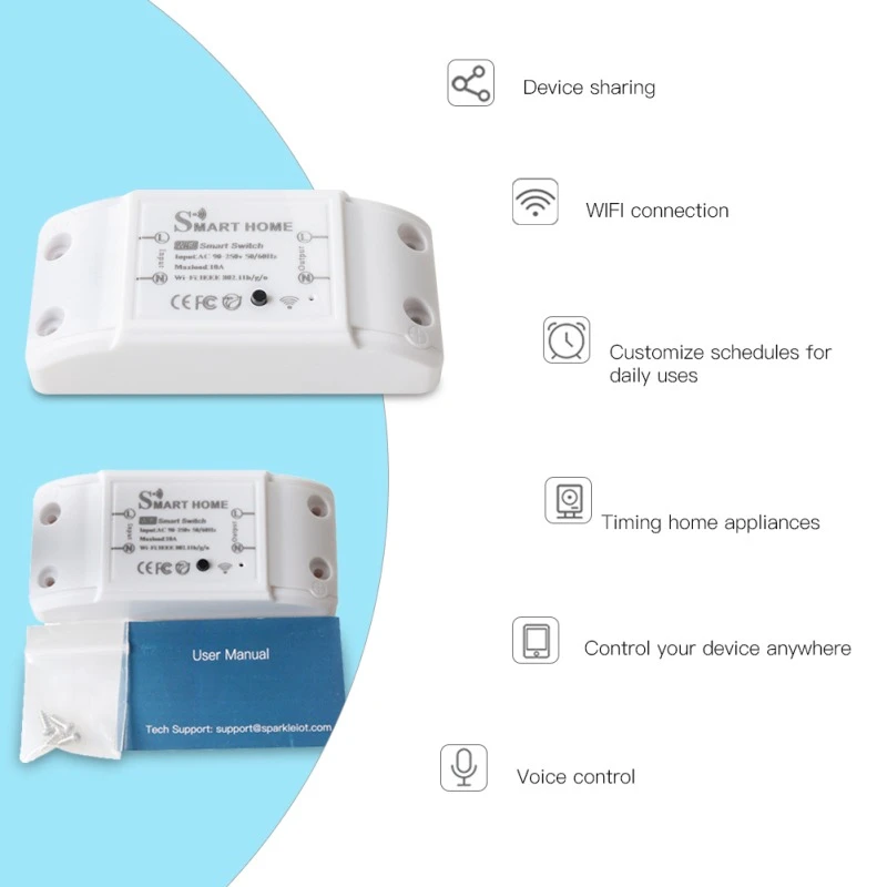 Tuya Basic R2 Switch Smart Home Automation Module - image 3