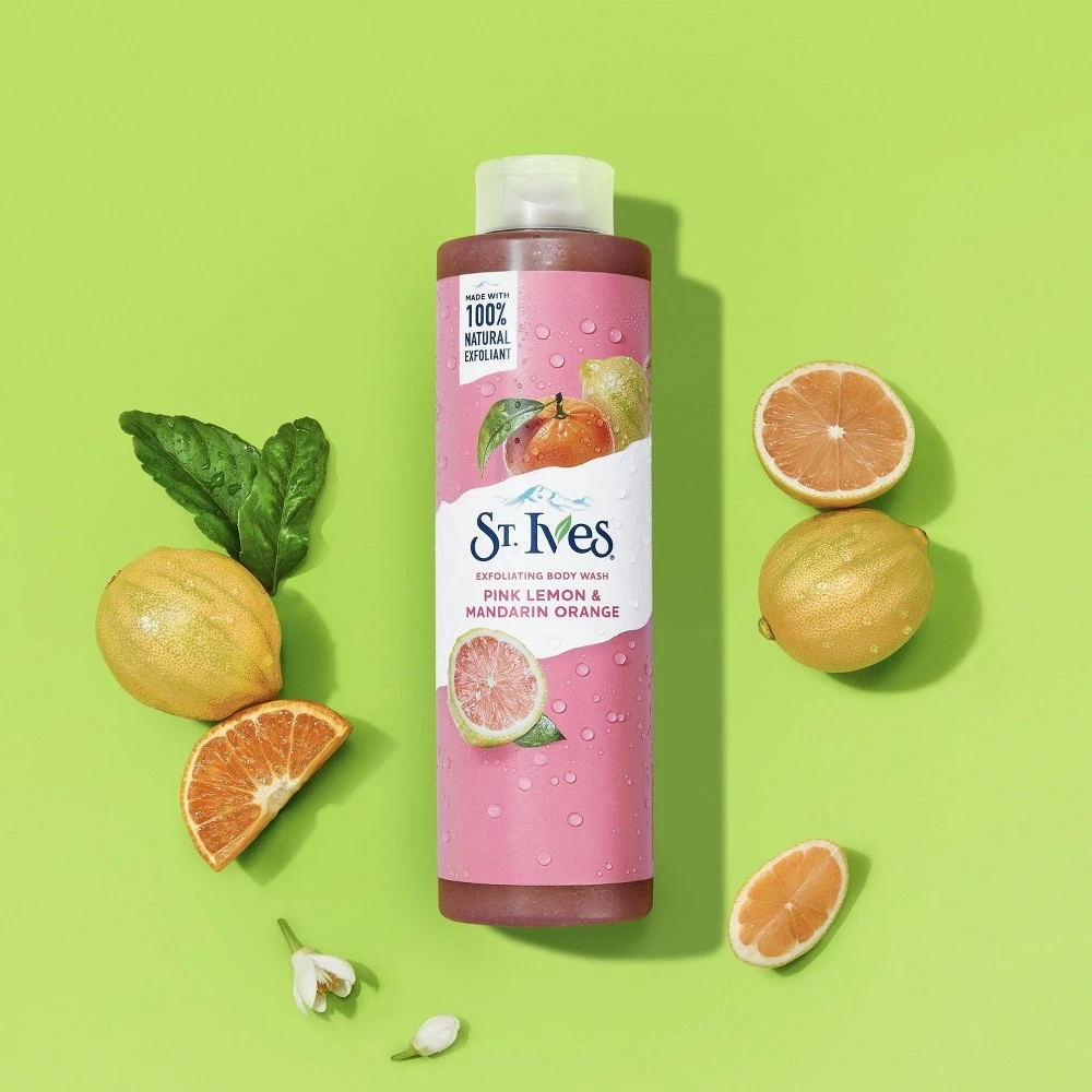 St. Ives Body Wash Pink Lemon & Mandarin Orange - image 2