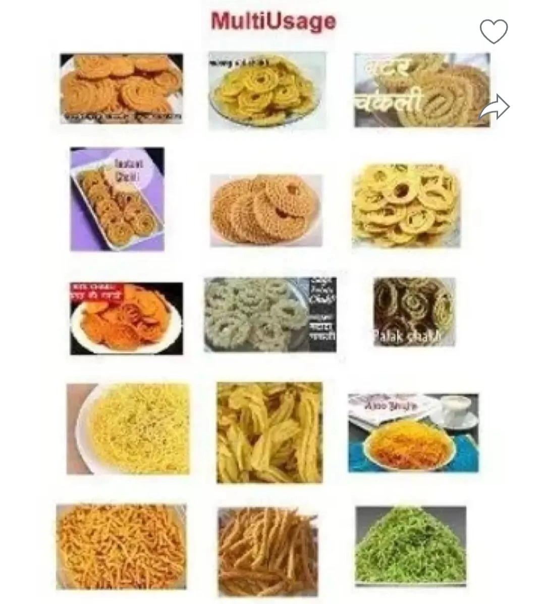 Generic Stainless Steel Murukku Maker - image 4