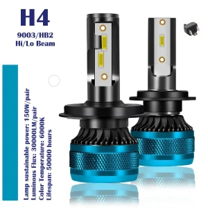 Generic H4 LED Headlight Canbus 150W CSP Chip 30000LM