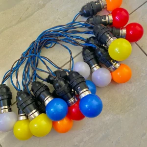 Generic LED Bulb Set 10ft Multi-color