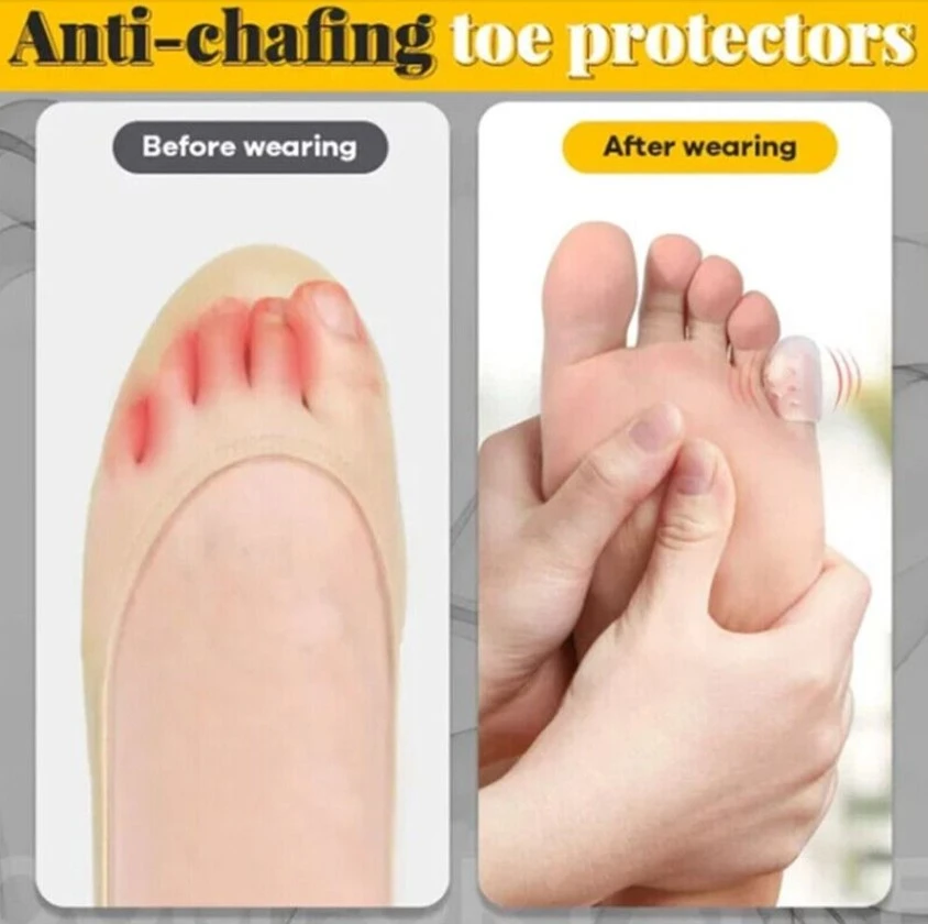 Silicone Toe Protector Foot Pain Pad - image 3