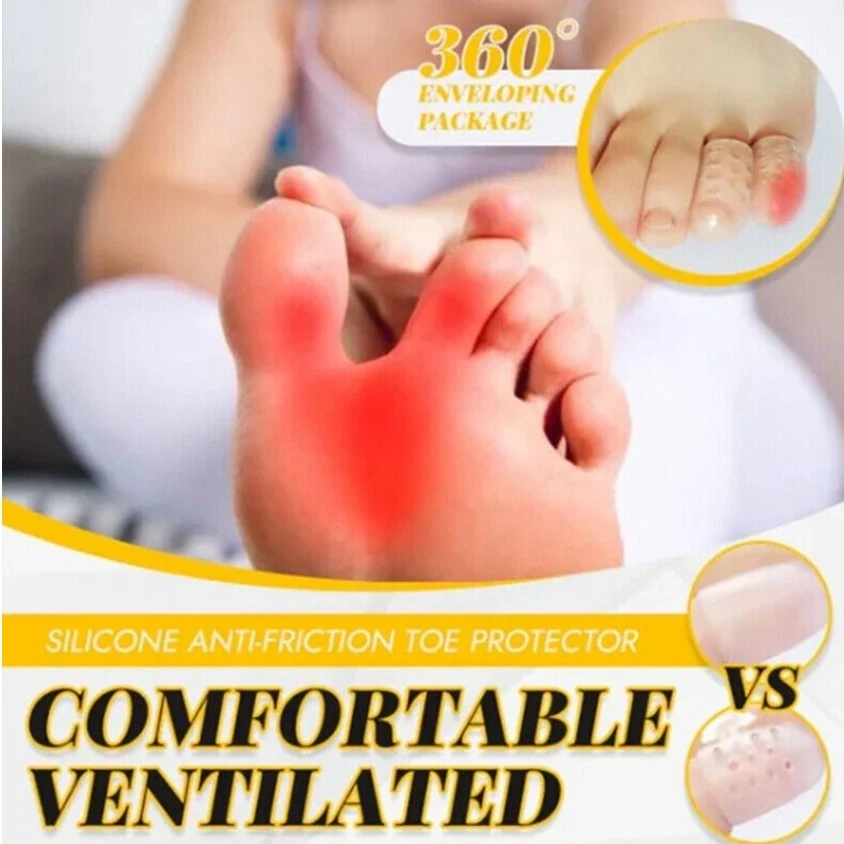 Silicone Toe Protector Foot Pain Pad - image 7