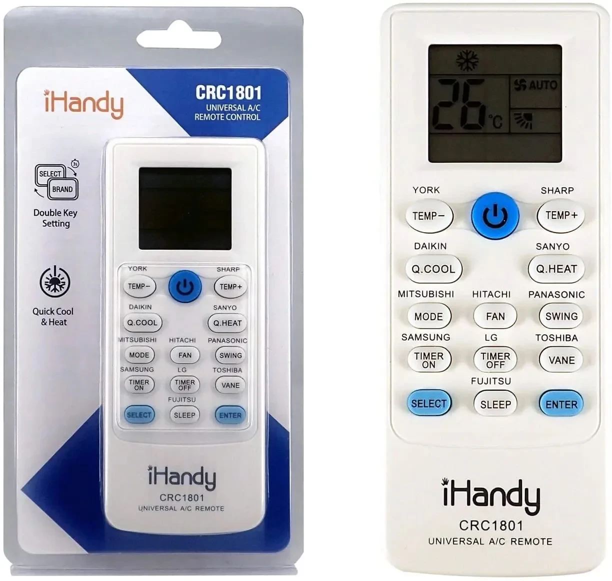 Generic Multi AC Remote Controller