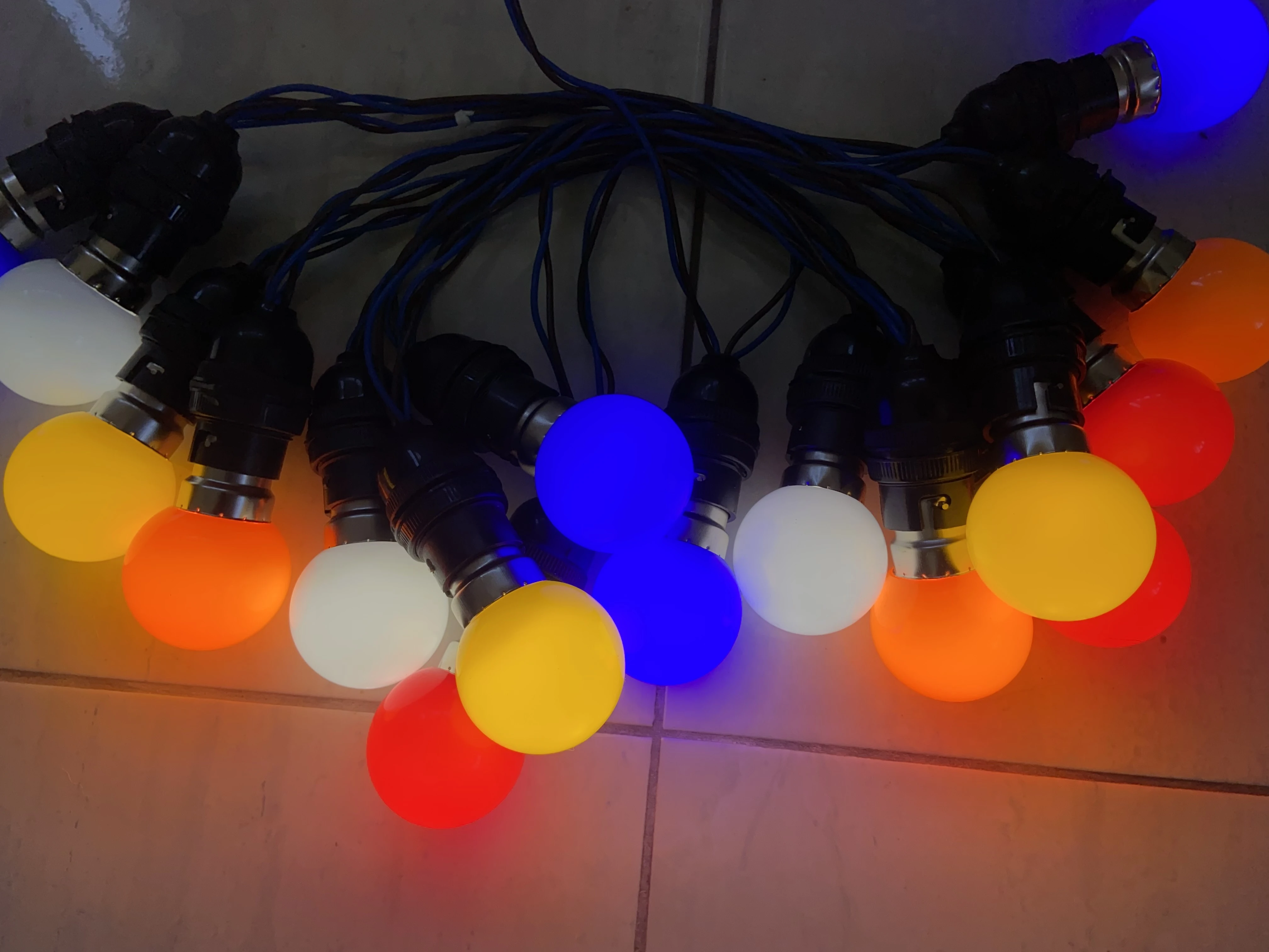Generic LED Bulb Set 10ft Multi-color - image 2
