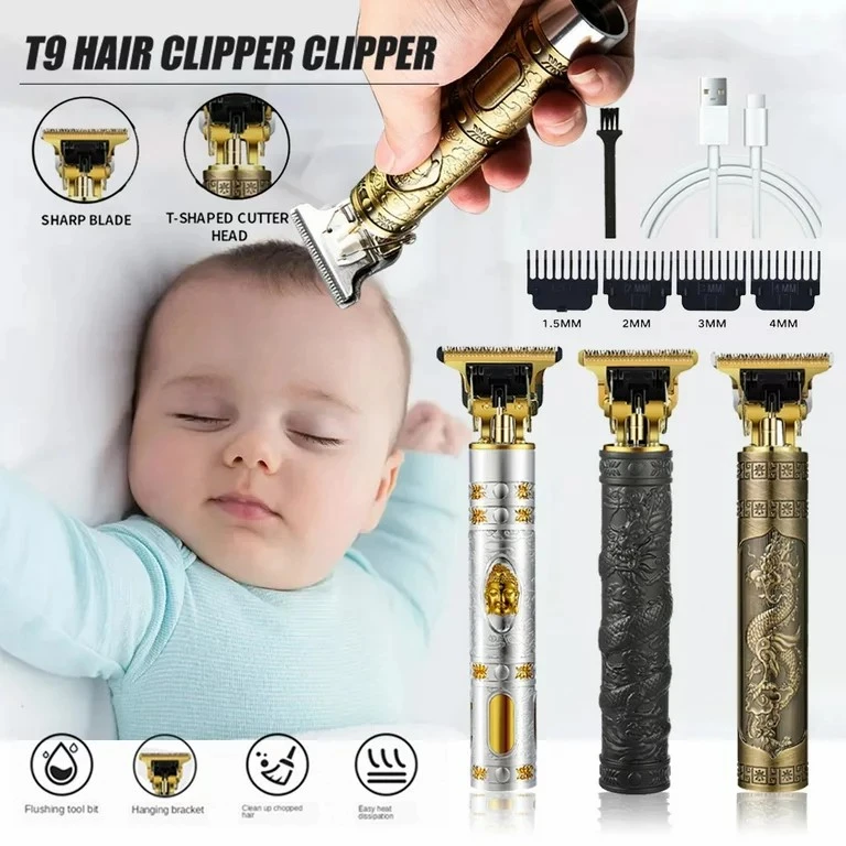 Vintage T9 Hair Clipper Electric Shaver Rechargeable - image 4