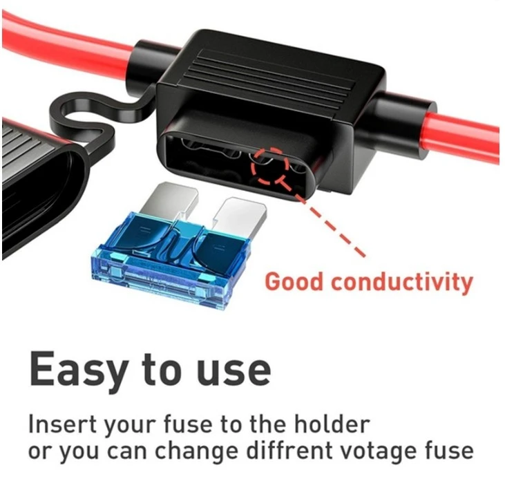 Generic Inline Fuse Holder Waterproof 12V-32V - image 7