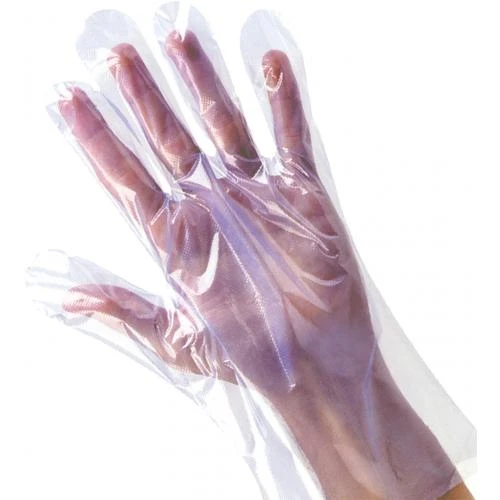 100pc disposable polythene gloves pack