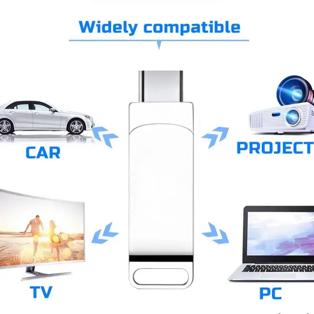 128GB MI 2 IN 1 USB 3.0 Flash Drive - High-Speed Pen - image 3