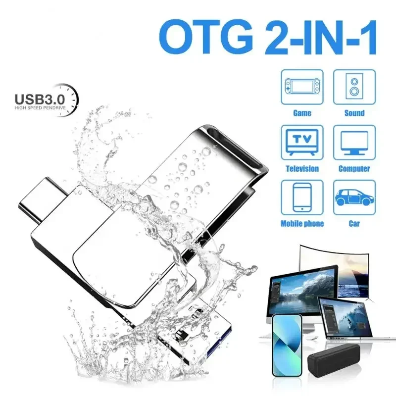 128GB MI 2 IN 1 USB 3.0 Flash Drive - High-Speed Pen - image 5