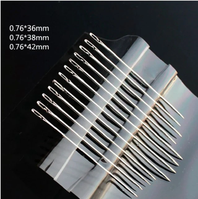 Generic 12Pcs Side Hole Blind Self Threading Needles - image 4