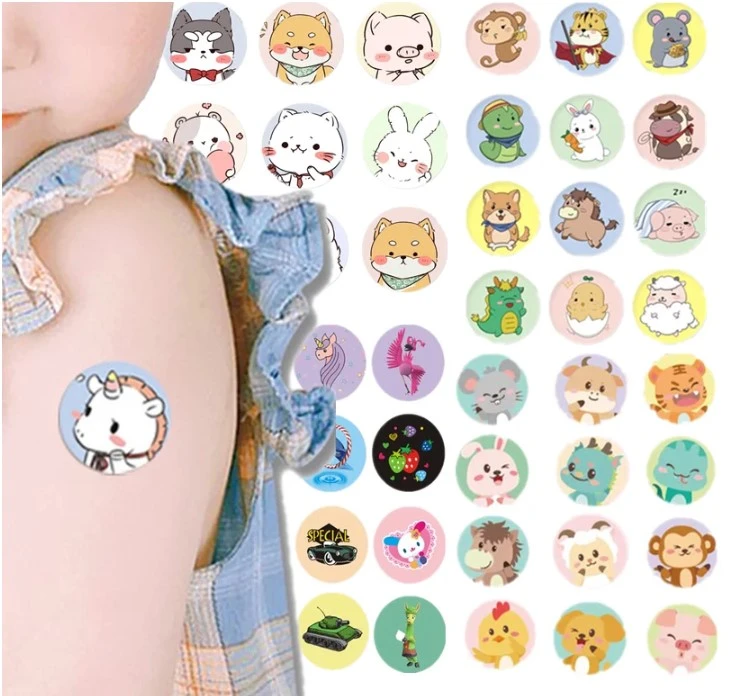20 pcs Kids Children girls teen Round Band Aid - image 5