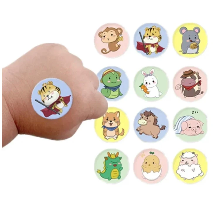 20 pcs Kids Children girls teen Round Band Aid - image 7