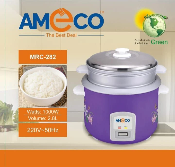 2.8L (2Kg) Rice Cooker with Steamer
