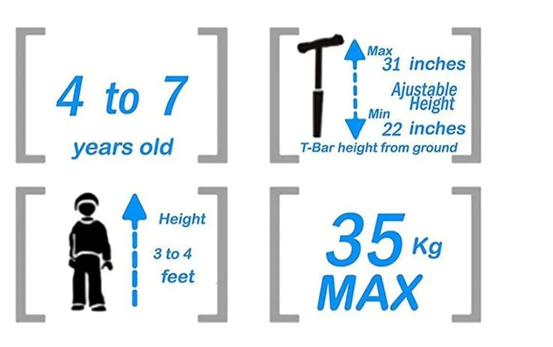 3 Wheel scooter Height Adjustable, Kids Folding Scooter - image 4