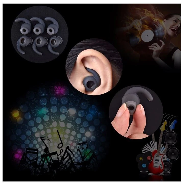 Generic Silicone Ear Pads Ear Tips for Earphone (3 Pairs) - image 6