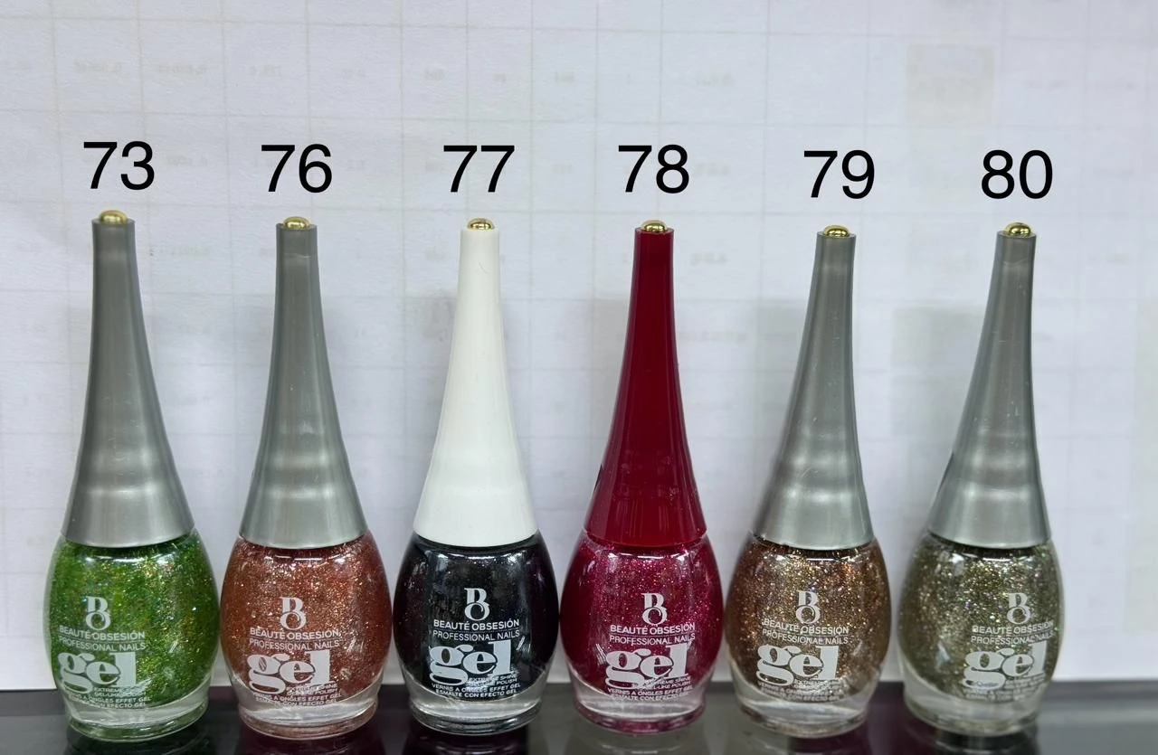 B.O Jel Nail Polish 6Pcs Set 16ml Matte Long Wear