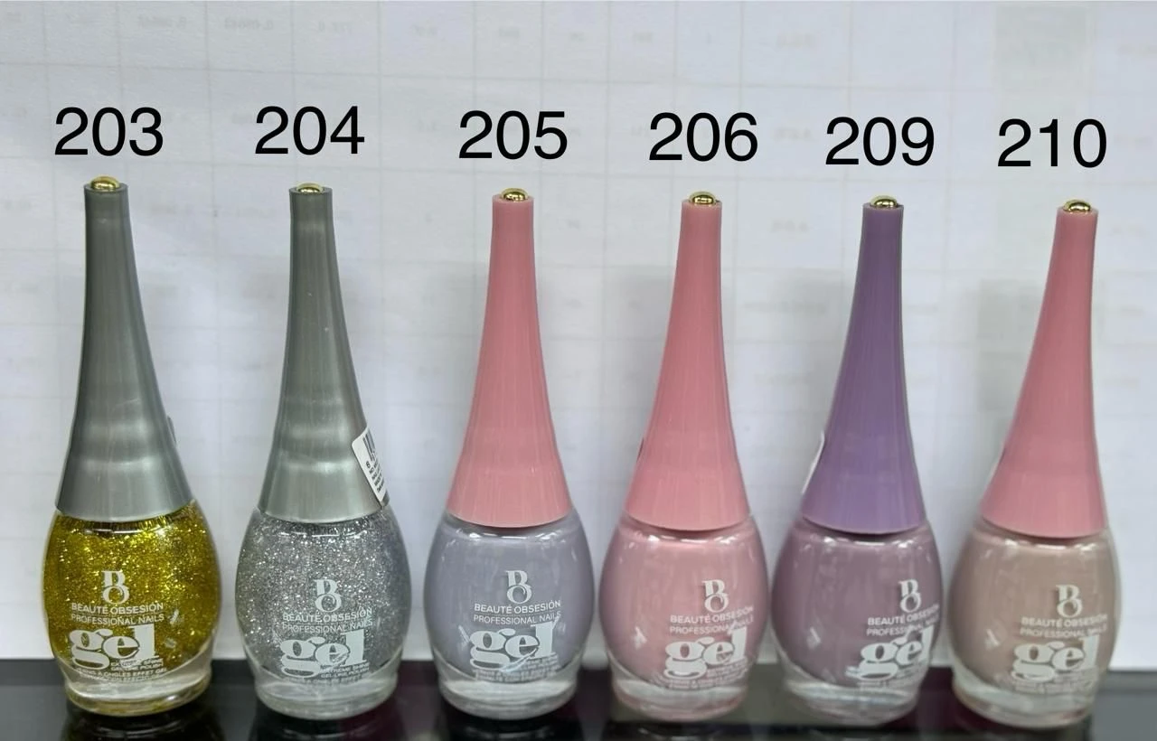 B.O Jel Nail Polish 6Pcs Set 16ml Matte Long Wear - image 2