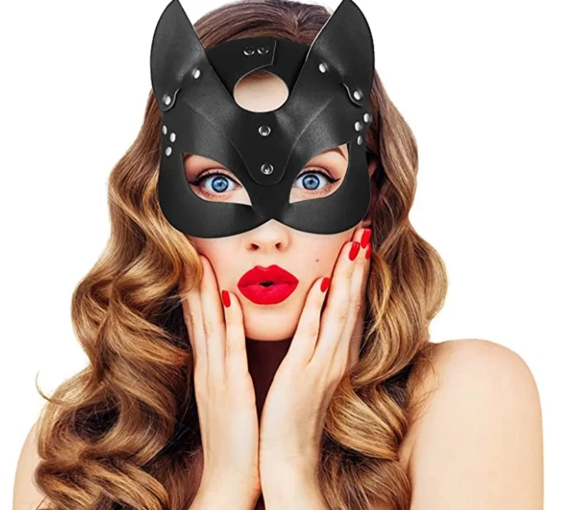 Fashion Sexy Erotic Women Half Face Fox Mask Cosplay - image 2