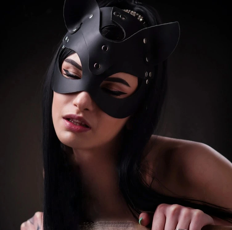 Fashion Sexy Erotic Women Half Face Fox Mask Cosplay - image 4