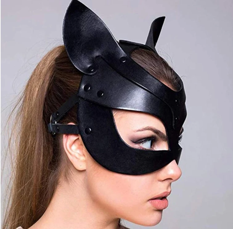 Fashion Sexy Erotic Women Half Face Fox Mask Cosplay - image 5