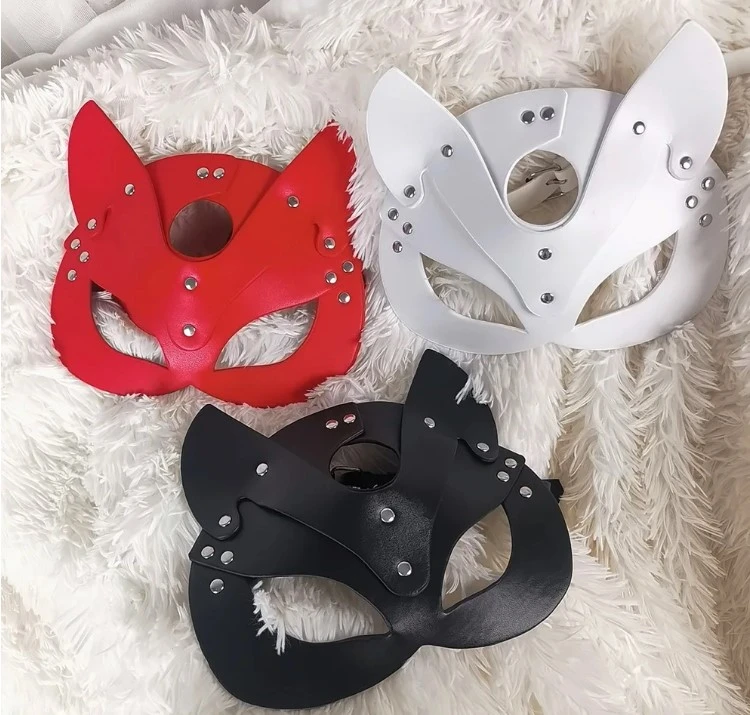 Fashion Sexy Erotic Women Half Face Fox Mask Cosplay - image 7