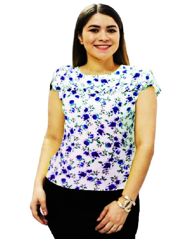 FASHIONABLE short BLOUSE to LADIES /GIRLS CASUAL/OFFICE - image 5